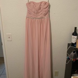 Pretty pink prom dress